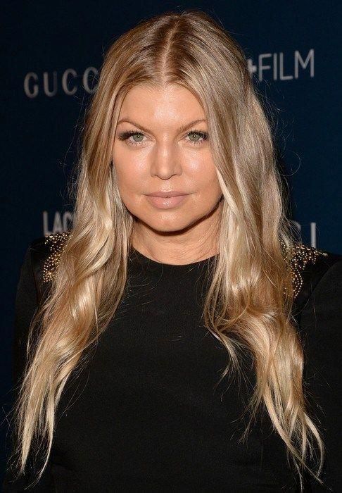 2014-Fergie-Hairstyles-Ombre-Long-Hair Top 100 Celebrity .