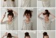 15 Top Bun Tutorials to Pair Your Turtleneck Sweater - Pretty Desig