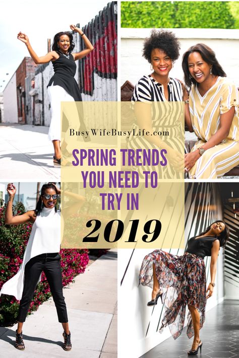 5 Spring Trends You Need to Try in 2019 | Spring fashion trends .