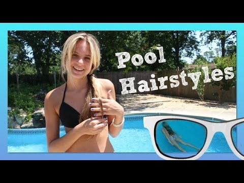 Pool Hairstyles | Beach Hairstyles | How to Make a Top Knot Messy .