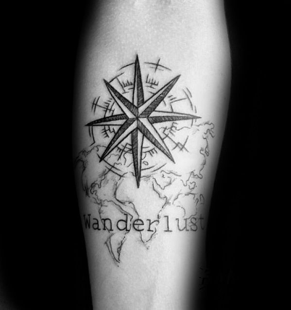 70 Wanderlust Tattoo Designs For Men - Travel Inspired Ink Ideas .