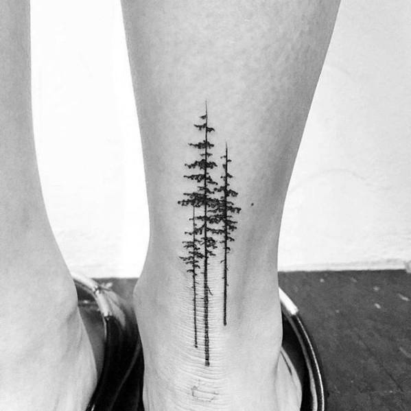 60 Small Tree Tattoos For Men - Masculine Design Ide