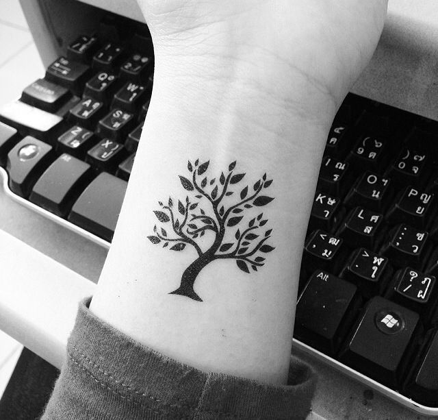 60 Awesome Tree Tattoo Designs | Tattoos, Wrist tattoos, Tree .