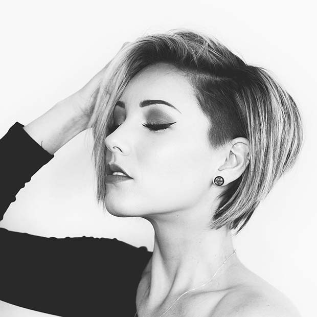 20 Bold and Stylish Undercut Bob Haircuts – Likes M