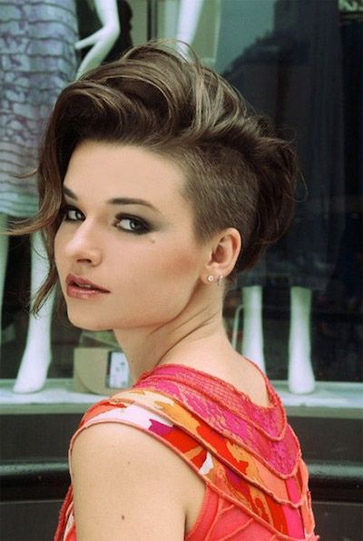 22 Trendy-Chic Undercuts for Women | Short hair undercut, Undercut .