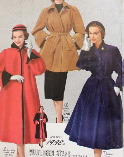 1950s Coats and Jackets History | Vintage fashion, 1950s fashion .