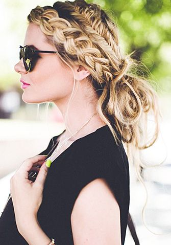 21 All-New French Braid Updo Hairstyles - PoPular Haircu