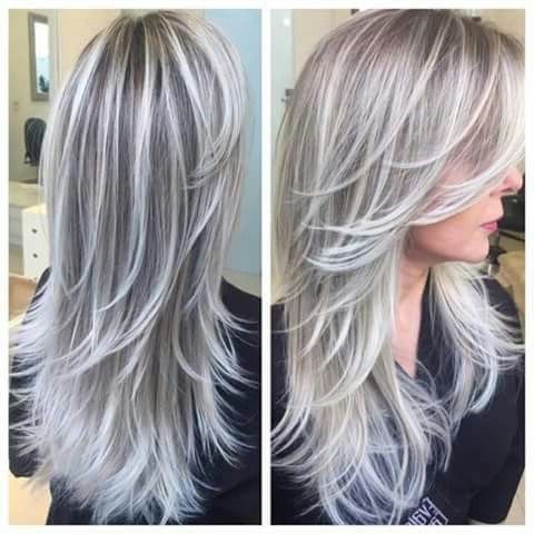 50 Gray Silver Hair Color Ideas in 2019, Silver hair trend hair .