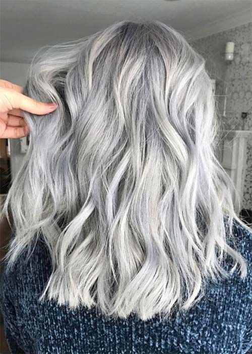 Silver Hair Trend: 51 Cool Grey Hair Colors & Tips for Going Gray .