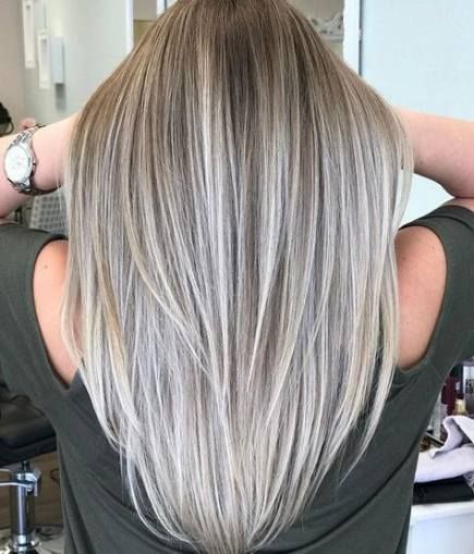 22+ Trendy Hair Color Blonde Ash Silver Grey Hairstyles #hair .