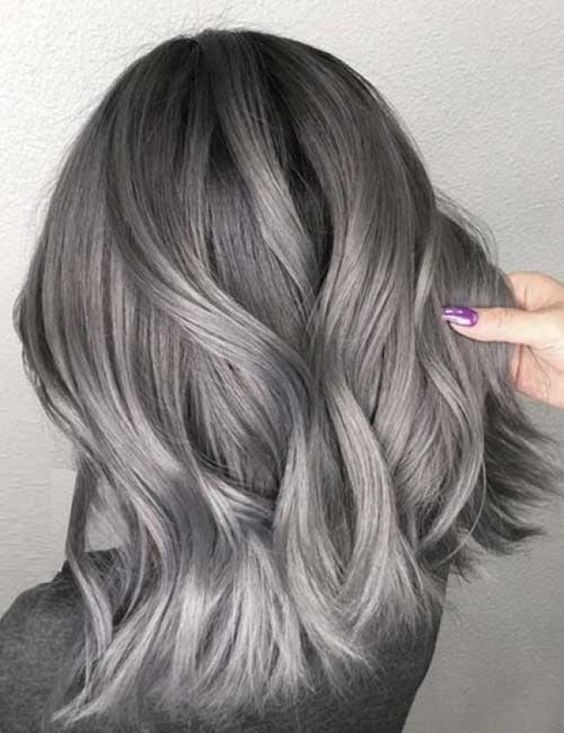 Trendy Grey & Silver Hairstyles for
  Spring