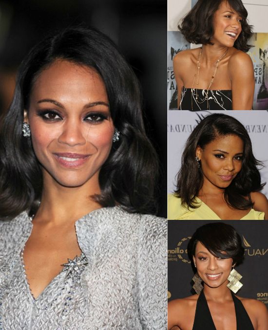 Chic Winter Hairstyles for Black Women with Black Hair Extensions .