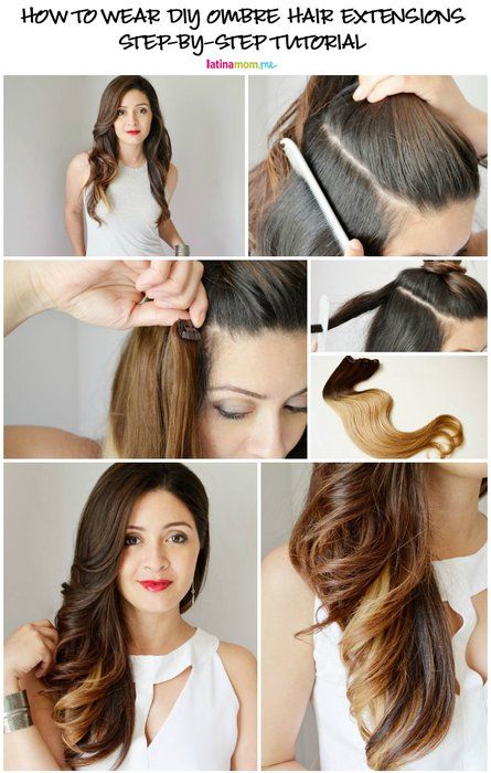 Get The Look: Ombre Hair Extensions | Ombre hair extensions, Human .