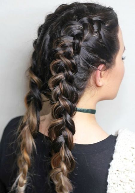 Trendy Side Braid Hairstyles for Long Hair 2018 | Side braid .