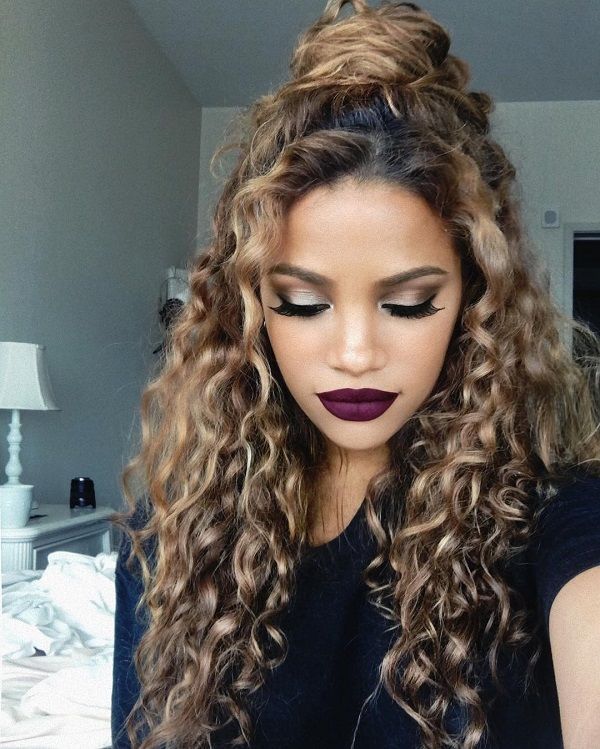 6 Cutie Curly Hairstyle Ideas You Can Follow | Hot hair styles .