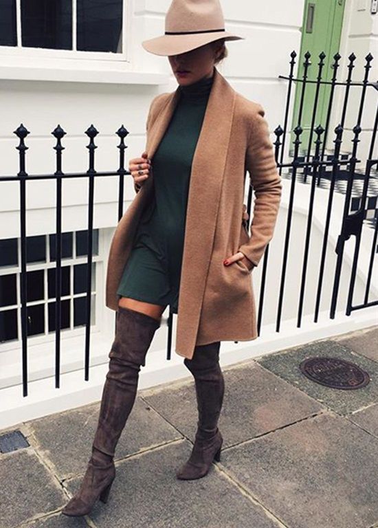 20 Stylish Ways To Wear Over The Knee Boots This Year | Postris .