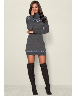 Turtleneck Sweater Dresses for Women