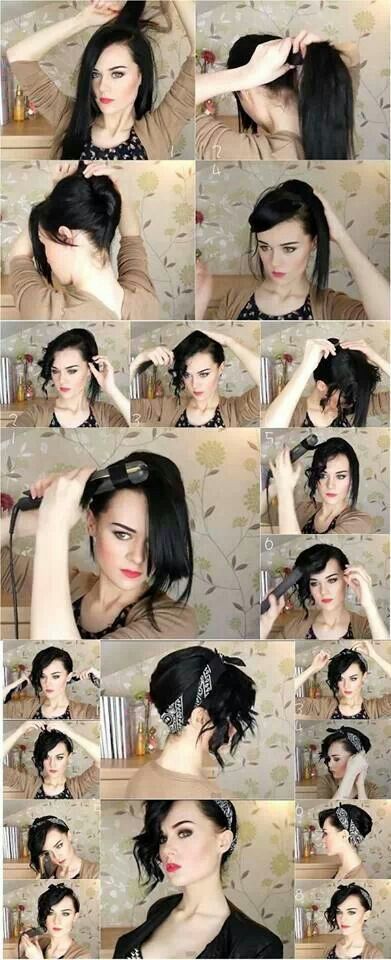 14 Tutorials for Bandana Hairstyles - Pretty Desig