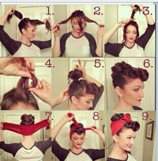 14 Tutorials for Bandana Hairstyles - Pretty Desig