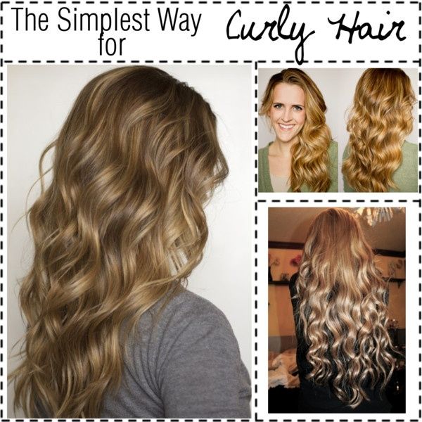The Simplest Way for NO HEAT Curly Hair | Hair without heat, Curl .