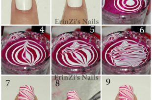 Water Marble Nails - AllDayCh