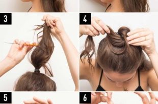 17 Tutorials to Show You How to Make Half Buns | Toupierte haare .