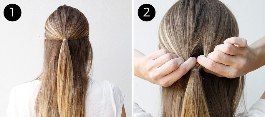 This Double-Twist Ponytail Is The Perfect Five-Minute Hairstyle - Mo