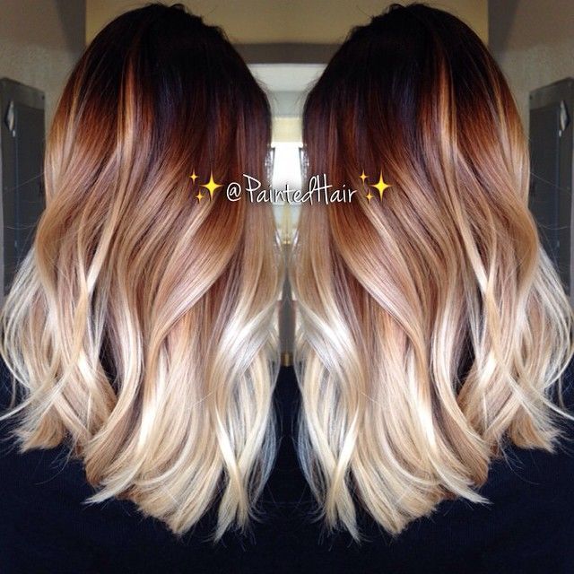 10 Two-Tone Hair Colour Ideas to 'Dye For | Idee per capelli .
