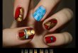 11 Ultra Cool Iron Man Nails - Pretty Designs | Avengers nägel .