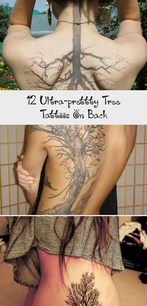 12 Ultra-prettty Tree Tattoos On Back | Tree tattoo back, Tattoos .
