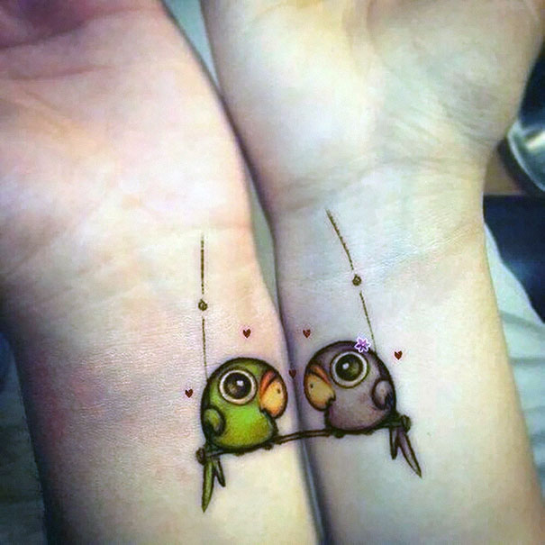 87 Matching Couple Tattoos For Lovers That Will Grow Old Togeth