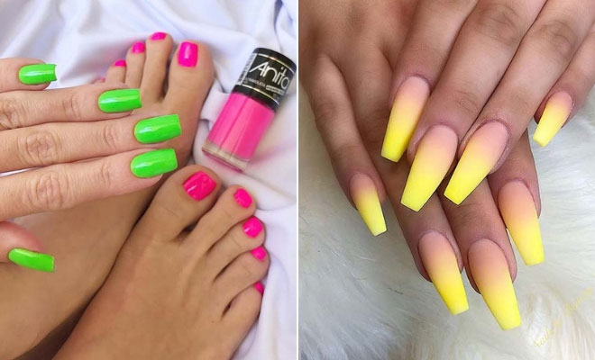 43 Neon Nail Designs That Are Perfect for Summer | StayGl