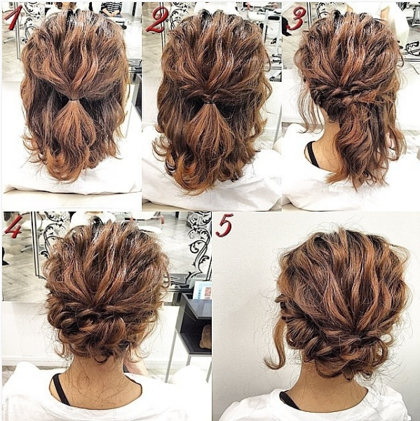 Pin by Mary Allen on Short hair styles in 2020 | Simple prom hair .
