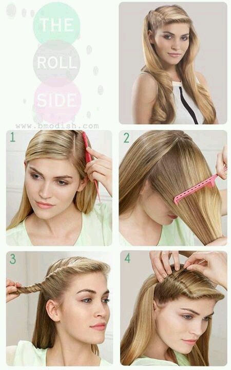 Retro Vintage Hairstyle Tutorial | Vintage hairstyles tutorial .