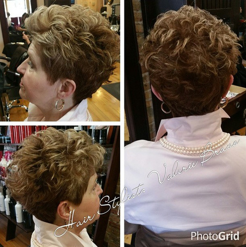 Highlighted Voluminous Curls for Mature Women | Styles Week