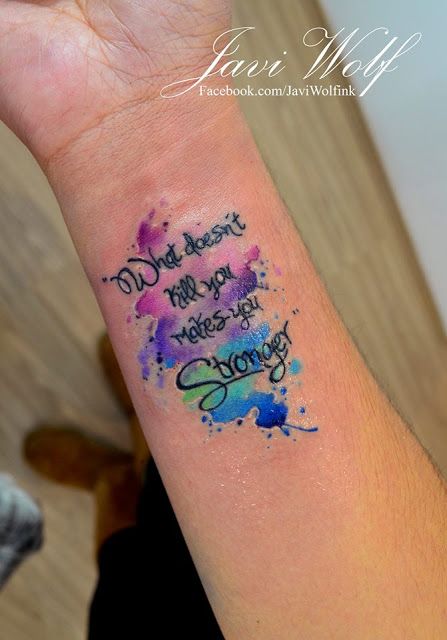 Watercolor Tattoos For Females