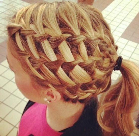 14 Stunning Waterfall French Braids for Girls | Hair styles, Cool .