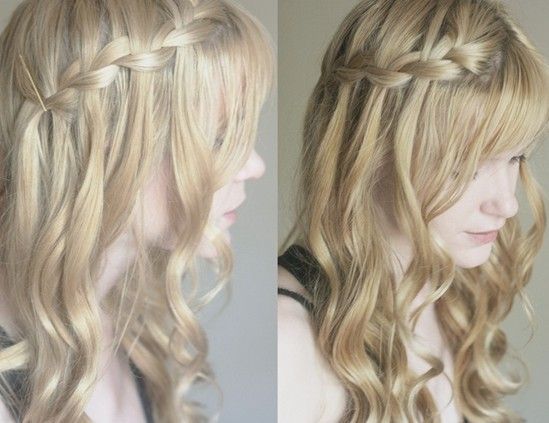 8 Cute Waterfall Twist Tutorial: Long Hairstyles Ideas | ❤Hair .