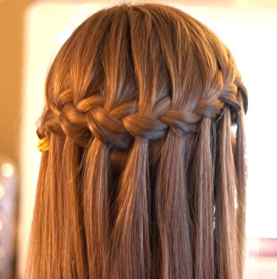 8 Cute Waterfall Twist Tutorial: Ideas for Long Hairstyles .