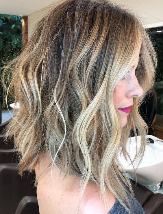 Wavy Hairstyles for Shoulder-length Hair
