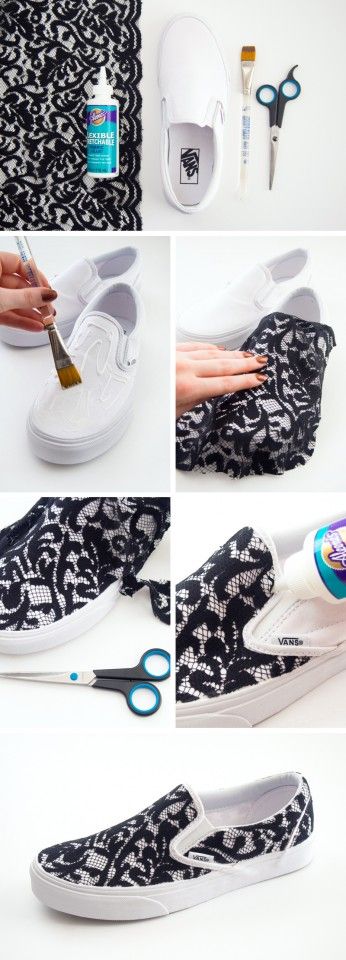 11 Ways for You to Makeover the Sneakers (With images) | Diy .