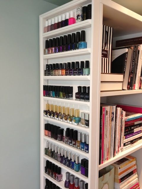 Ways to Store Nail Polishes