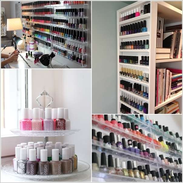 10 Cool and Clever Nail Polish Storage Ide