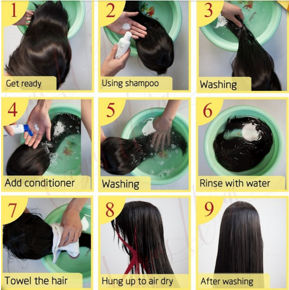 HAIR AND WIG CARE INSTRUCTIONS TO KEEP YOUR HAIR LOOKING BOMB .