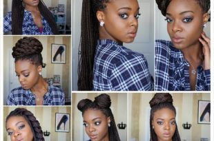 Styling Box Braids 7 Ways [Video] | Micro braids hairstyles, Box .