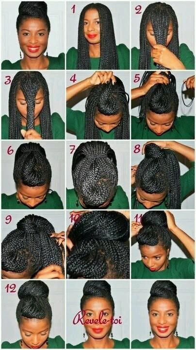 10 Instructions Directing You on How to Style Box Braids | Natural .