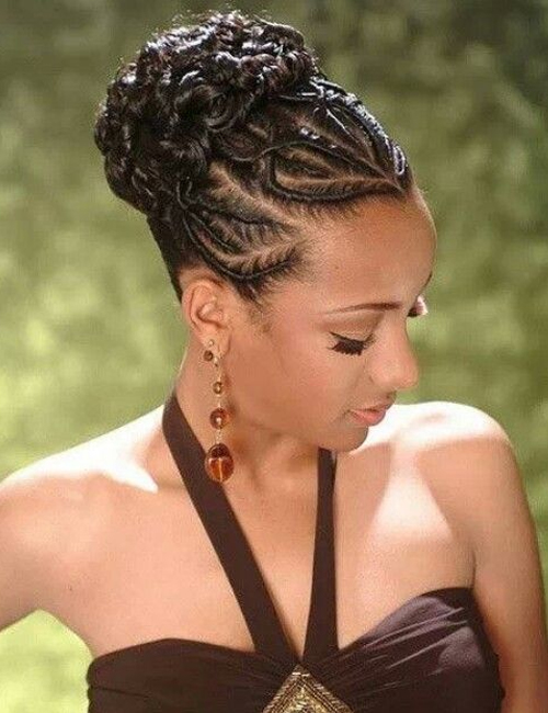 Elegant Updo Wedding Hairstyles for African American Women .