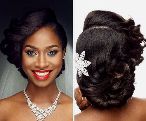50 Superb Black Wedding Hairstyles | Black wedding hairstyles .