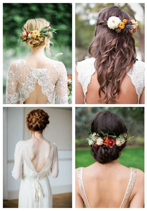 Wedding Hairstyles for Fall