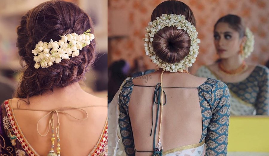 15 Easy Ways to include Gajra in your Hairstyle this Wedding .